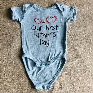 Baby Our First Daddy’ Graphic ONE PIECE